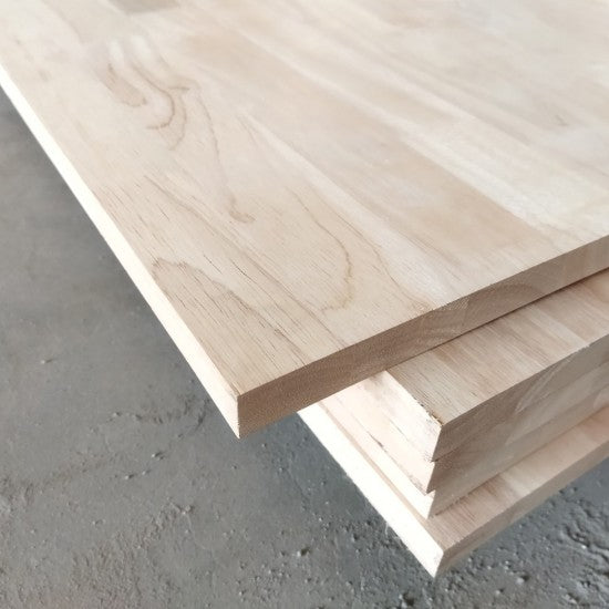 Rubberwood Grade AB 20MM (T) x 1220MM (W) x 2440MM (L) Finger Jointed Laminated Board
